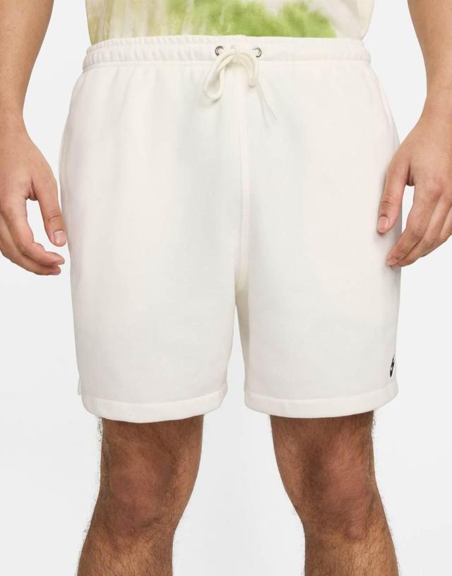 Nike Club French Terry shorts in off white Product Image