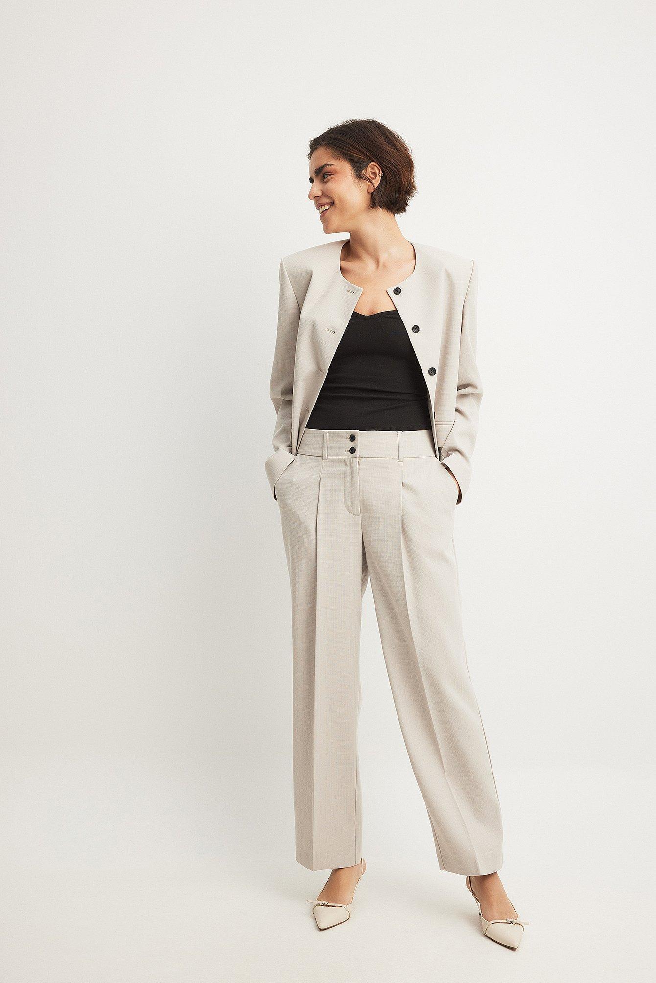 Loose Mid Waist Trousers product image