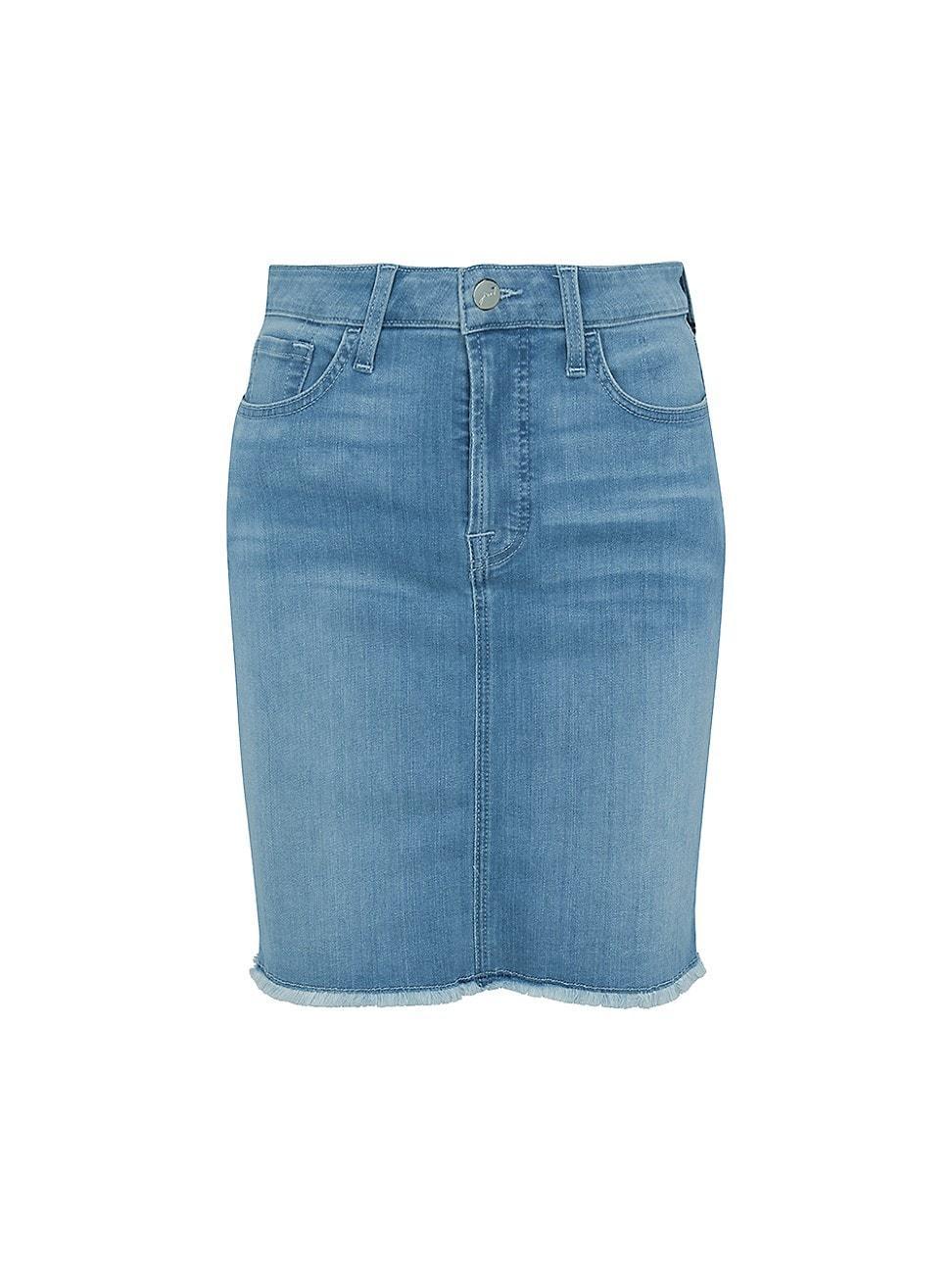 Womens Denim Pencil Skirt Product Image