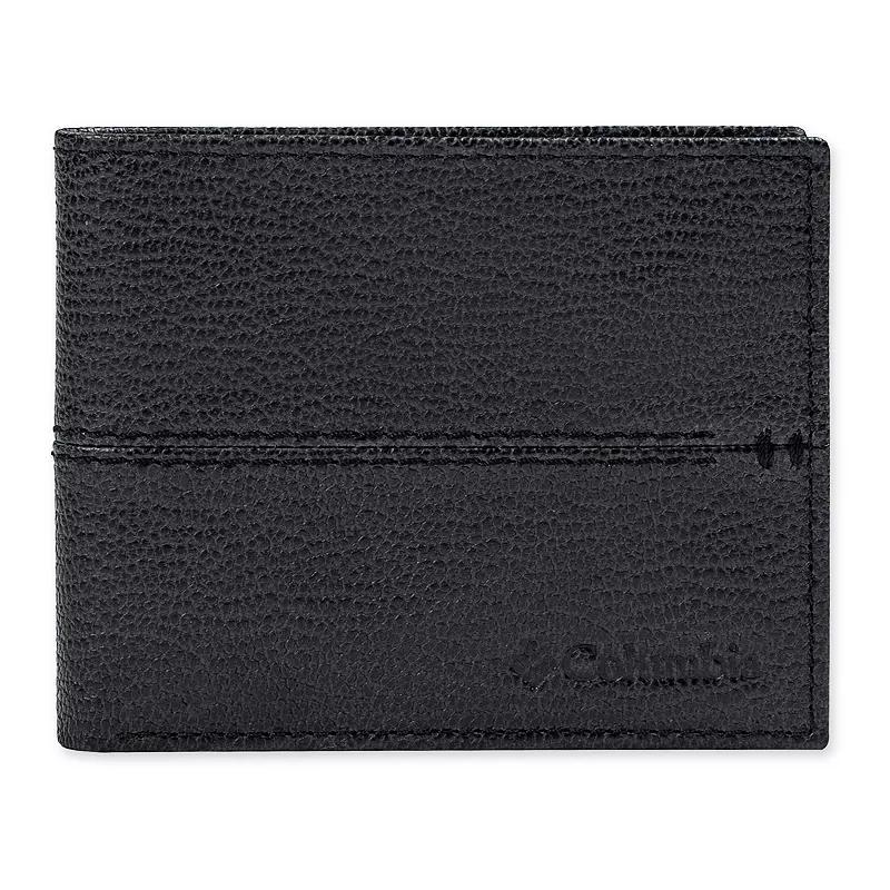 Mens Columbia RFID Extra Capacity Pebble Grain Bifold Wallet Product Image