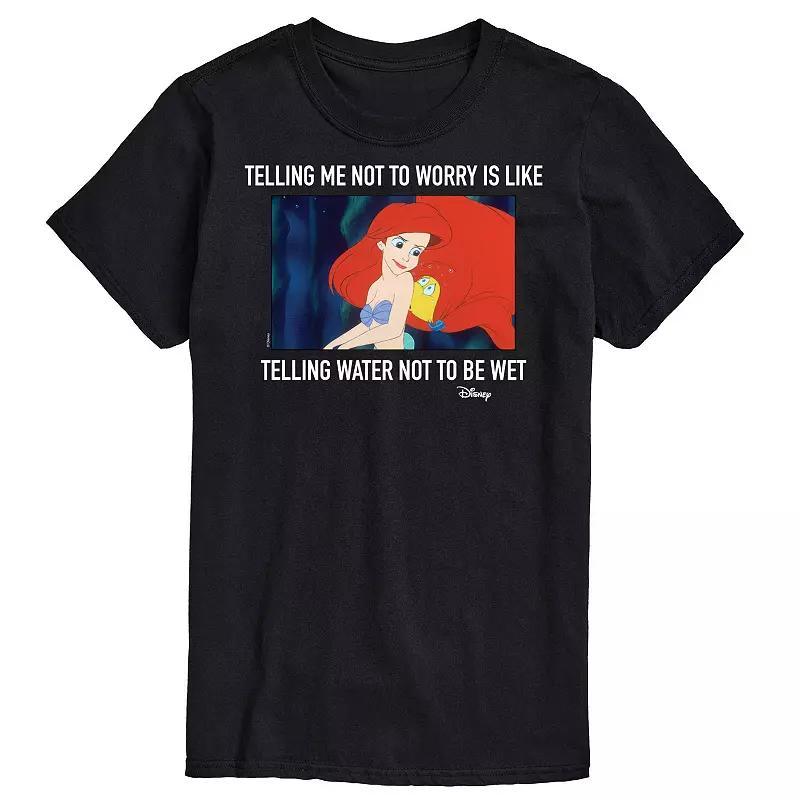 Disneys The Little Mermaid Big & Tall Graphic Tee, Mens product image