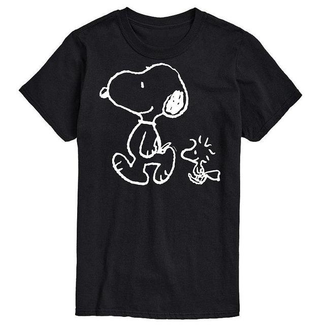 Big & Tall Peanuts Snoopy Woodstock Walk Graphic Tee, Mens Product Image