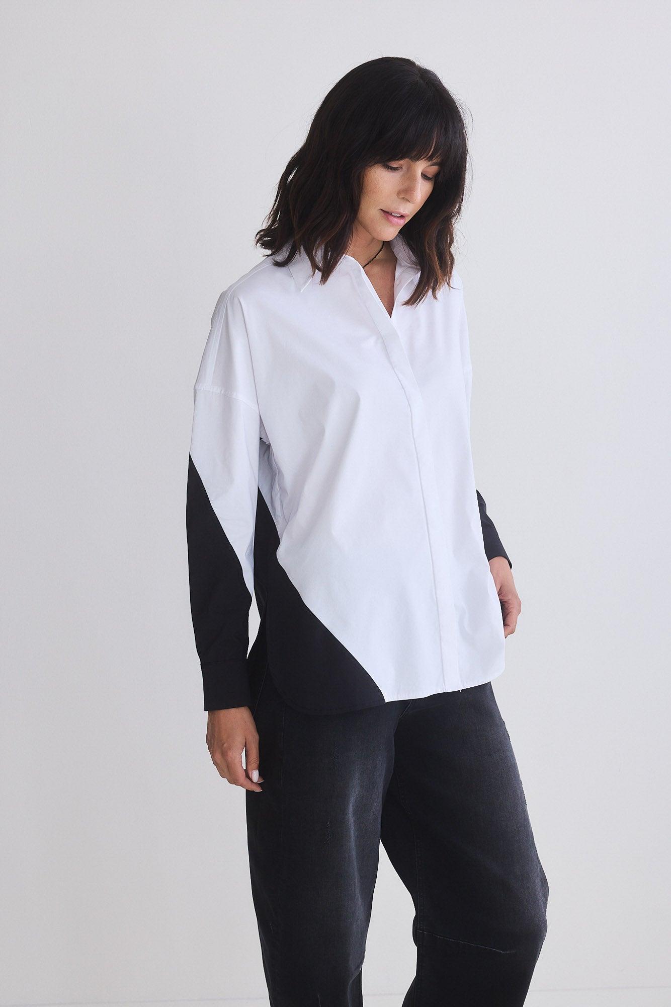 Colorblock Refine Oversized Tunic Product Image