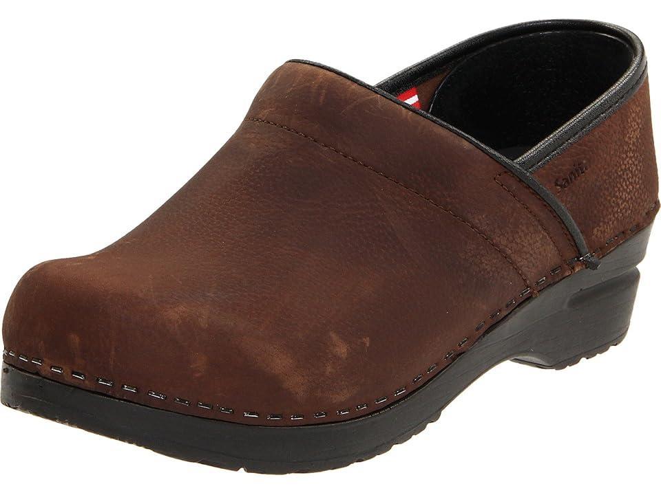 Sanita Professional Oil (Antique Oil) Women's Clog Shoes Product Image