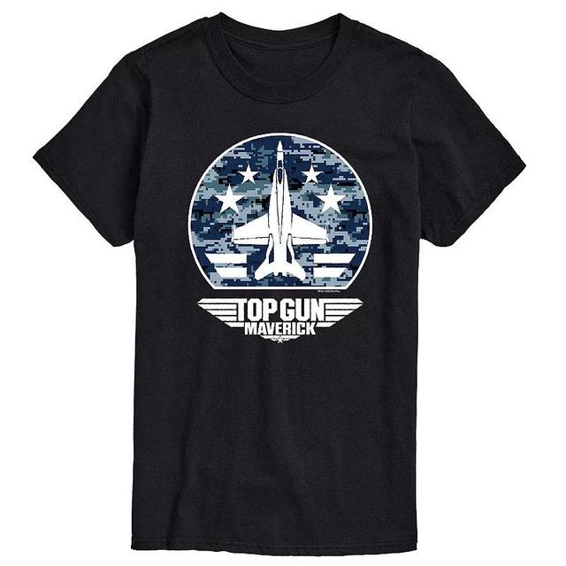 Big & Tall Top Gun Maverick Camo Tee, Mens Product Image