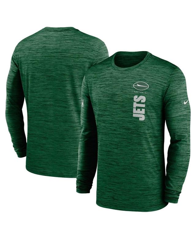 Nike Mens Green New York Jets 2024 Sideline Velocity Performance Long Sleeve T-Shirt Product Image