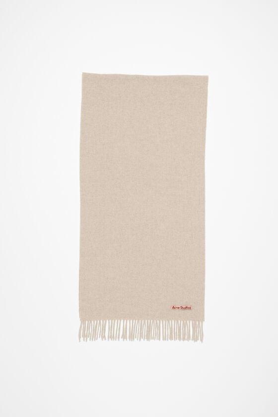 Fringe wool scarf – Narrow Product Image