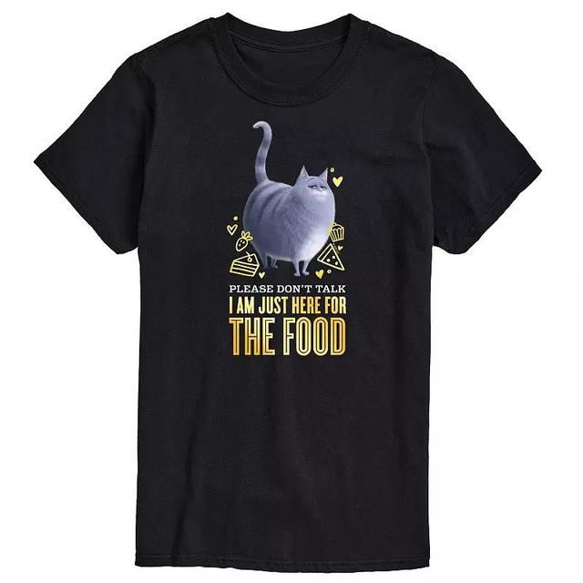 Big & Tall The Secret Life of Pets Here For The Food Cat Graphic Tee, Mens Product Image