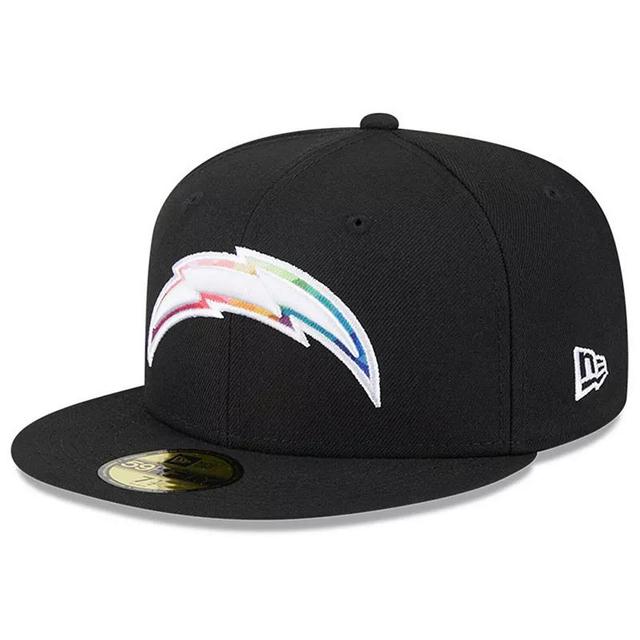 Mens New Era Black Los Angeles Chargers 2023 Nfl Crucial Catch 59FIFTY Fitted Hat Product Image