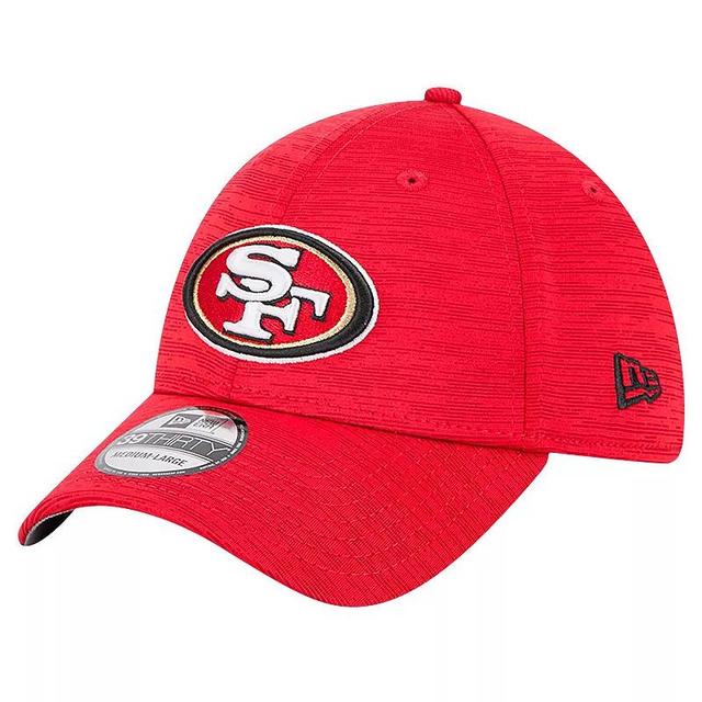 Mens New Era Scarlet San Francisco 49ers Active Tech 39THIRTY Flex Hat Product Image