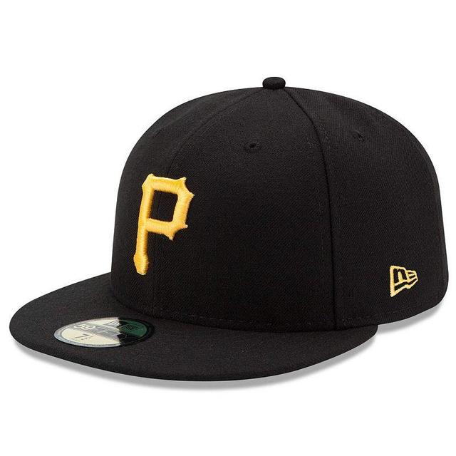 Mens New Era Pittsburgh Pirates Game Authentic Collection On-Field 59FIFTY Fitted Hat Product Image