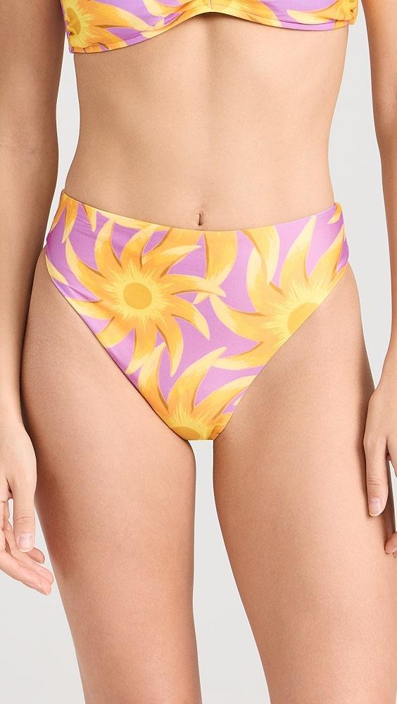 FARM Rio Sunny Side High Waist Bikini Bottoms | Shopbop Product Image