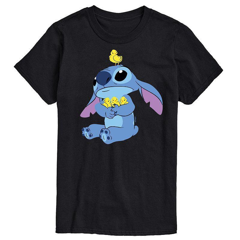 Disneys Lilo & Stitch Mens Stitch & Chicks Graphic Tee Product Image