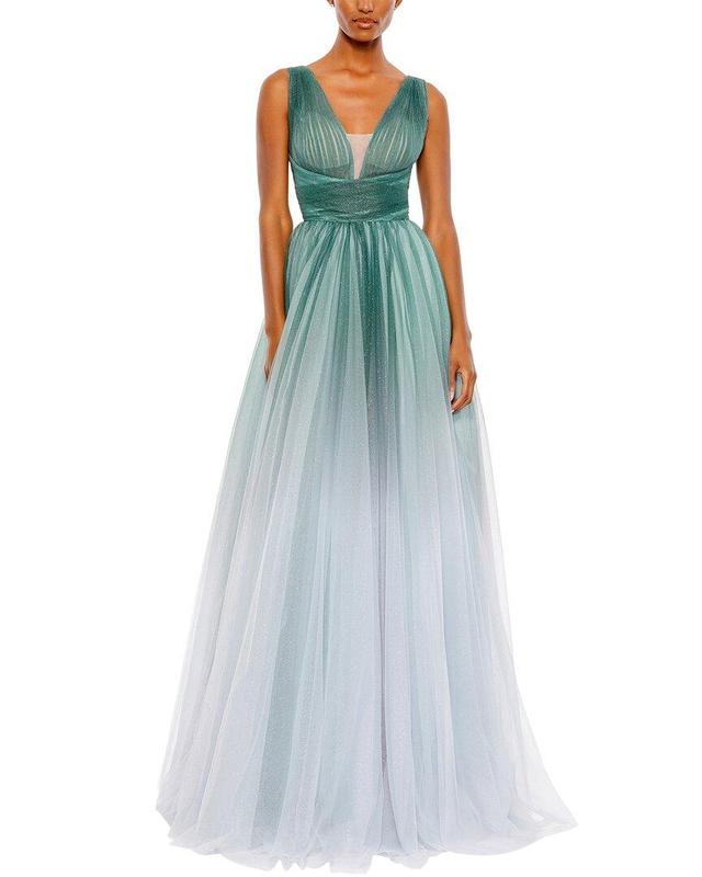 A-line Gown In Blue Product Image