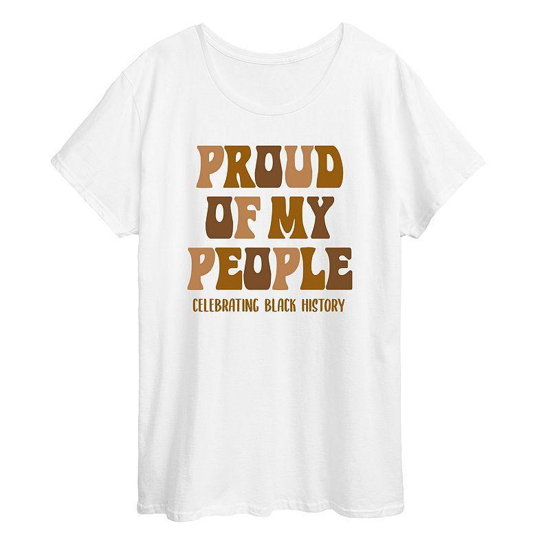 Plus Proud Of My People Graphic Tee, Womens Product Image