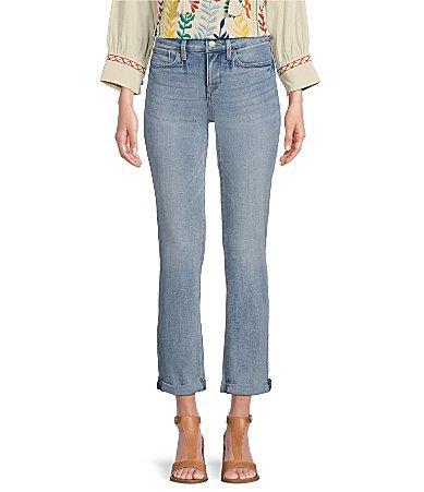 NYDJ Sheri Slim Rolled Cuff Cropped Denim Jeans Product Image