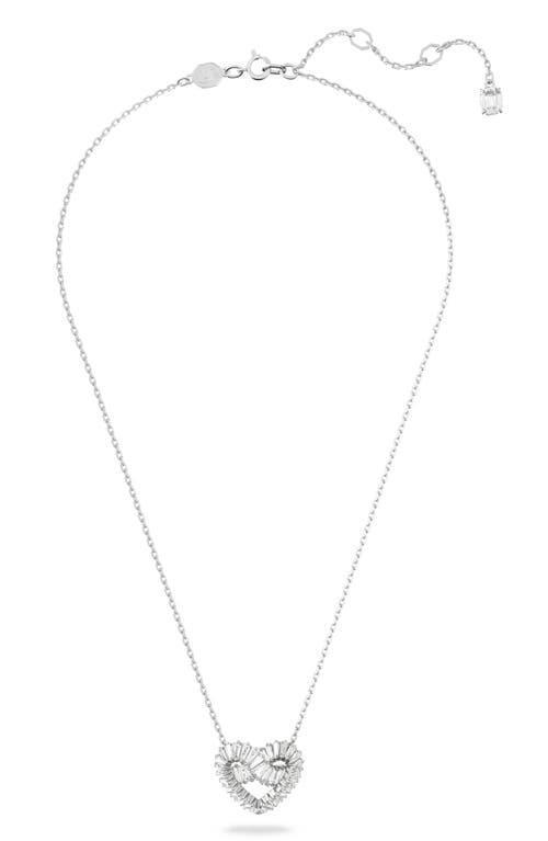 Swarovski Matrix Woven Crystal Heart Pendant Necklace Product Image