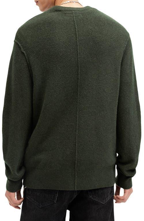 ALLSAINTS Statten Crewneck Sweater In Grange Green Product Image