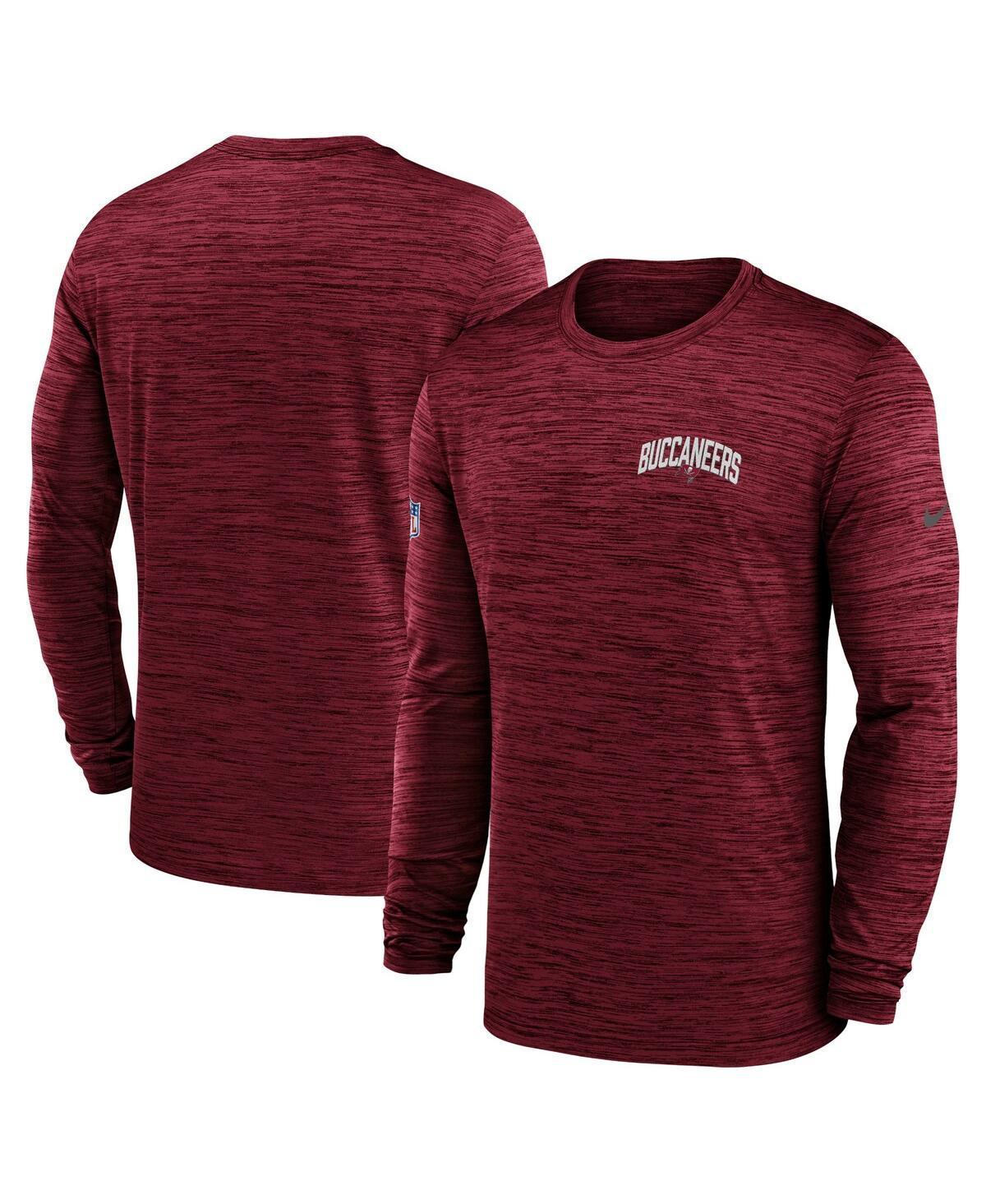 Nike Men's Dri-FIT Velocity Athletic Stack (NFL Tampa Bay Buccaneers) Long-Sleeve T-Shirt Product Image