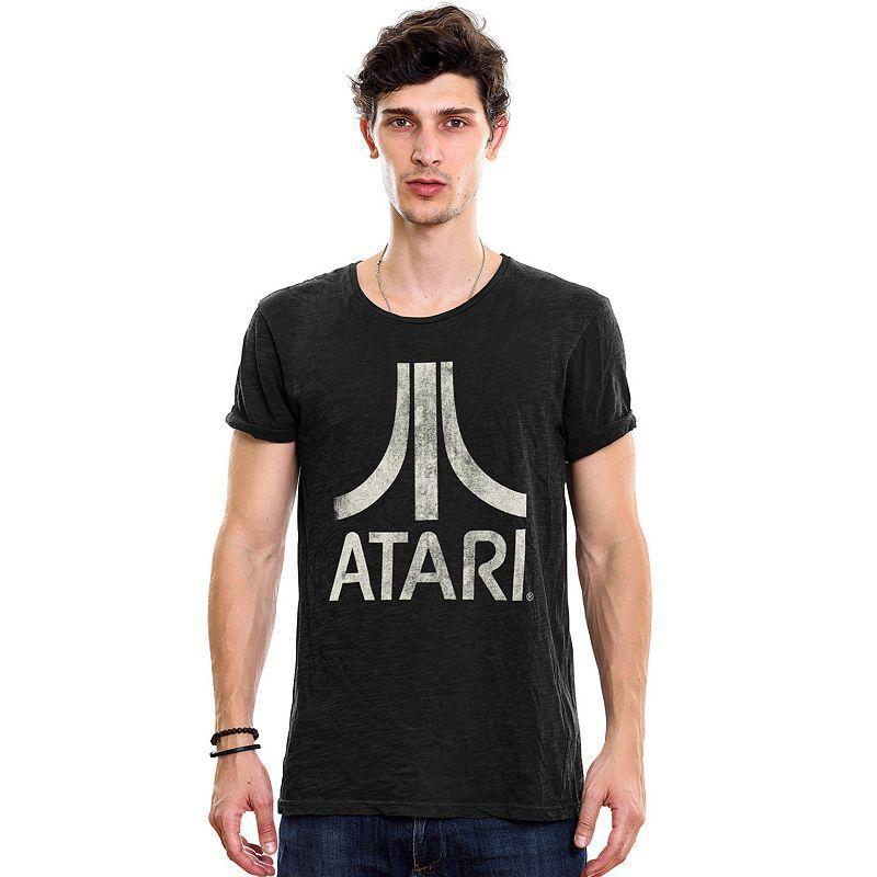 Mens Atari Classic Logo Tee Black Product Image