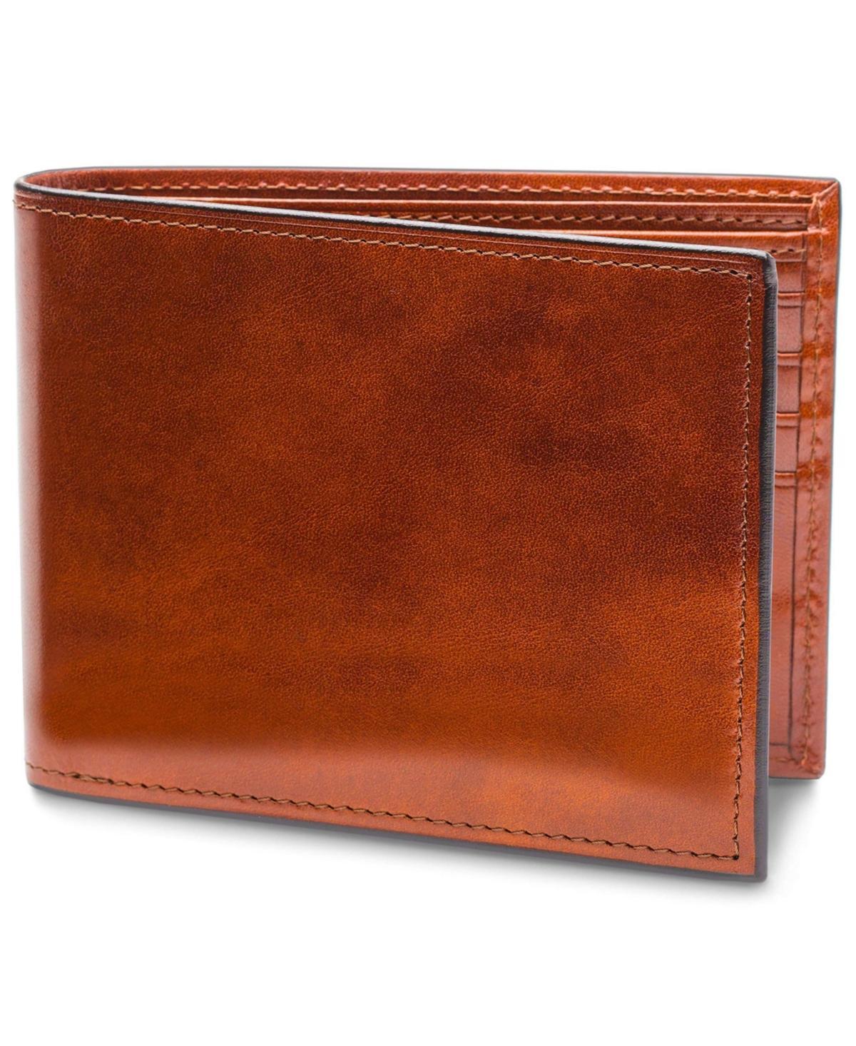 Bosca Mens Wallet, Old Leather Continental Bifold Wallet with I.d. Flap - Amber Product Image