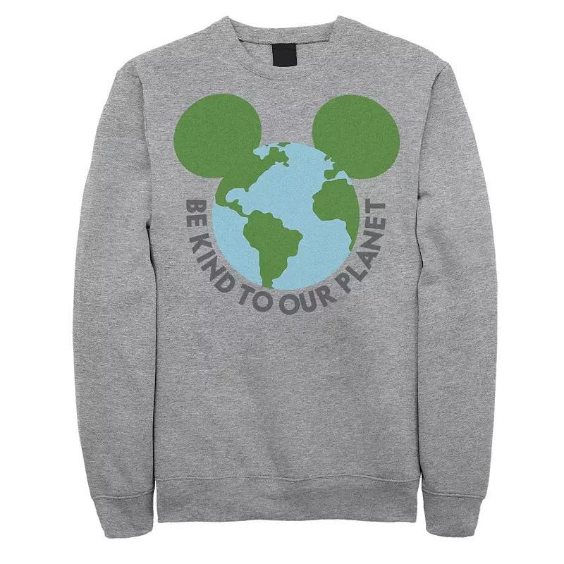 Disneys Lilo & Stitch Big & Tall Record Player Graphic Fleece, Mens Athletic Grey Product Image