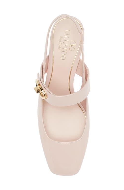 VALENTINO GARAVANI Vlogo Slingback Pump In Pink Product Image