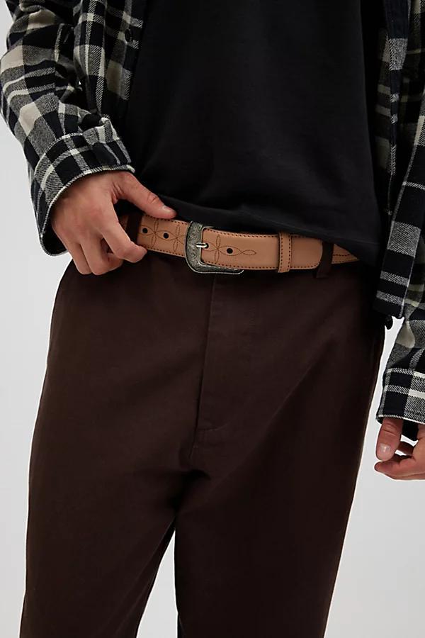 Wrangler Beveled Western Belt Mens at Urban Outfitters Product Image