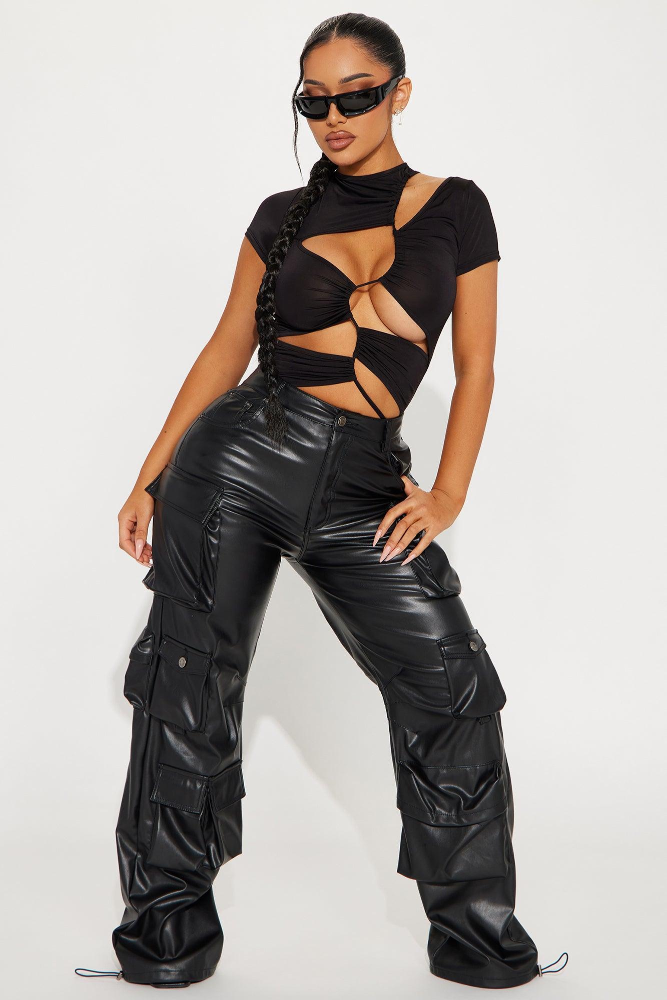 All Caught Up Bodysuit - Black Product Image