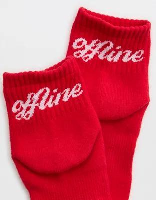 OFFLINE By Aerie Short Crew Socks Product Image