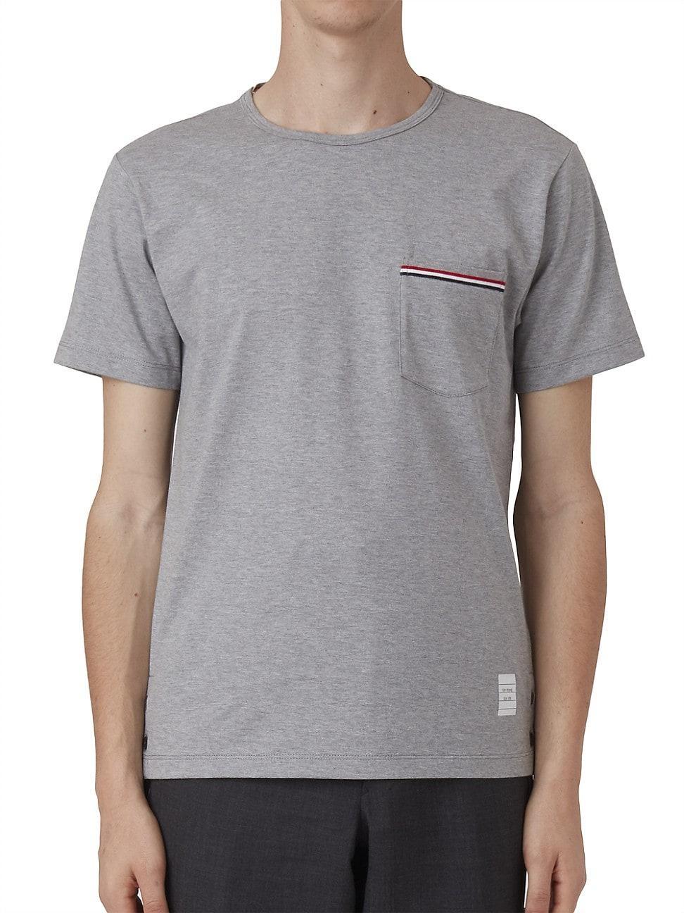 Mens Cotton Pocket Tee Product Image