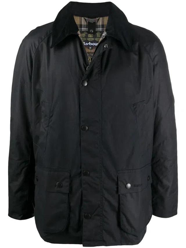 Ashby Wax Cotton Jacket In Blue Product Image