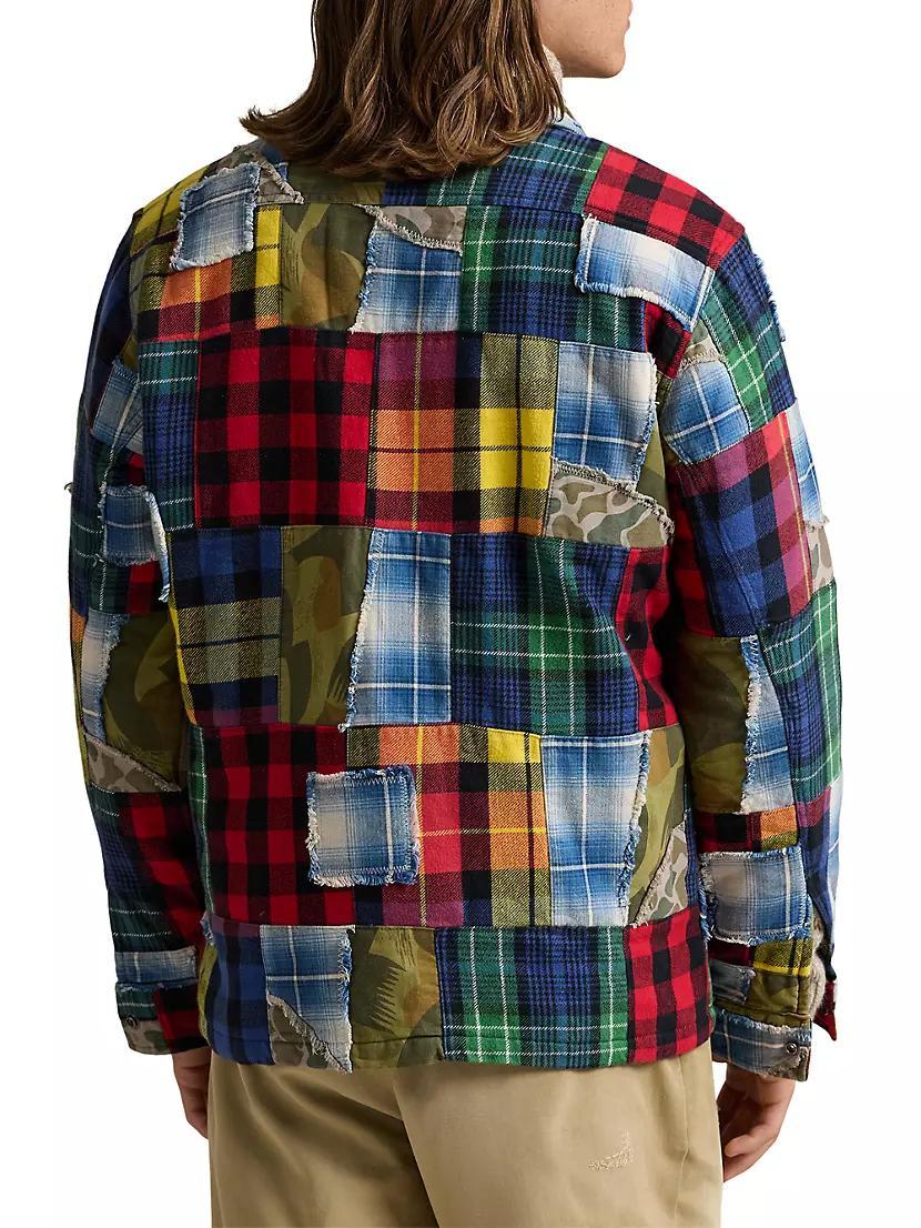 Flannel Patchwork Overshirt Product Image