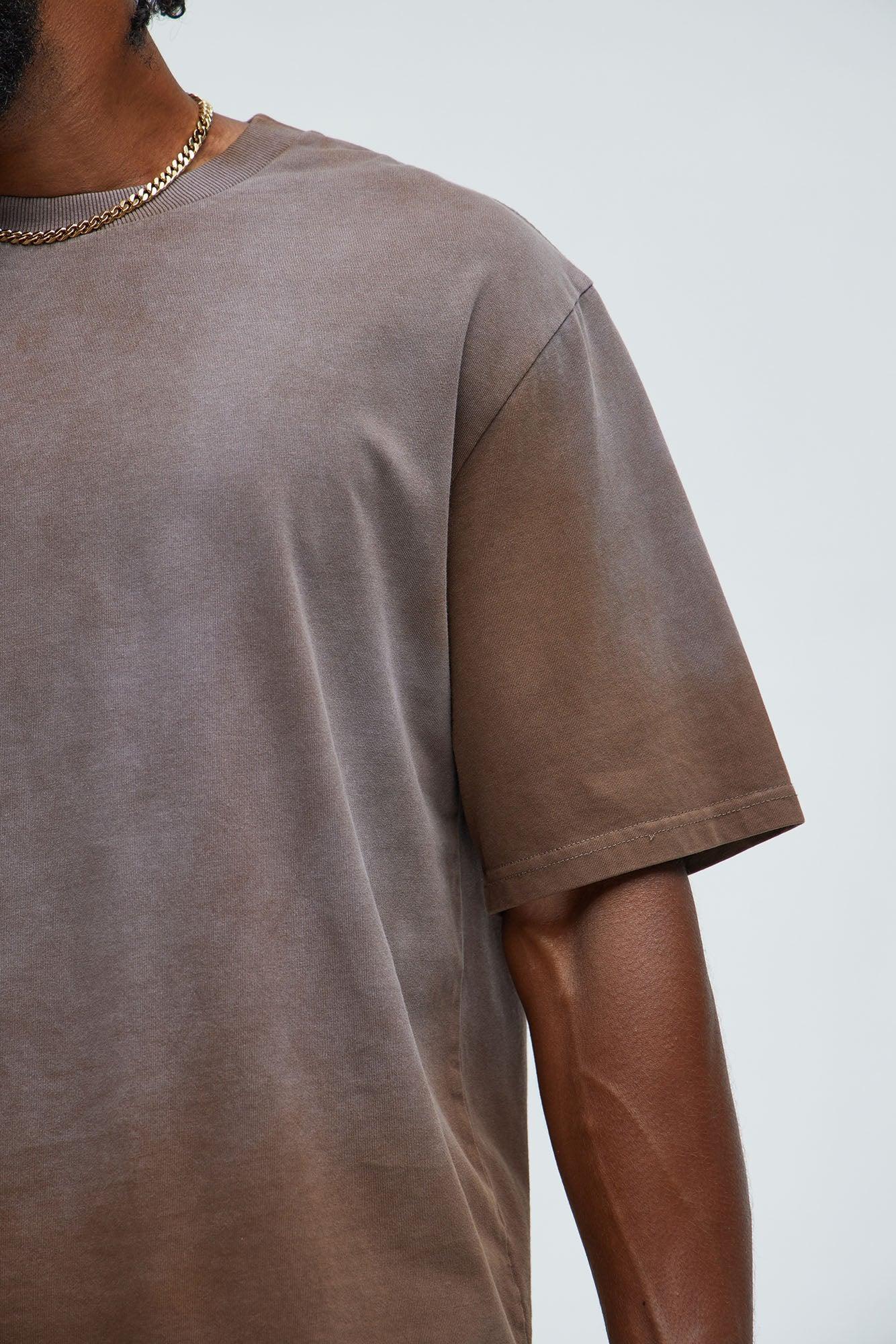 Dion Relaxed Tee - Brown Product Image