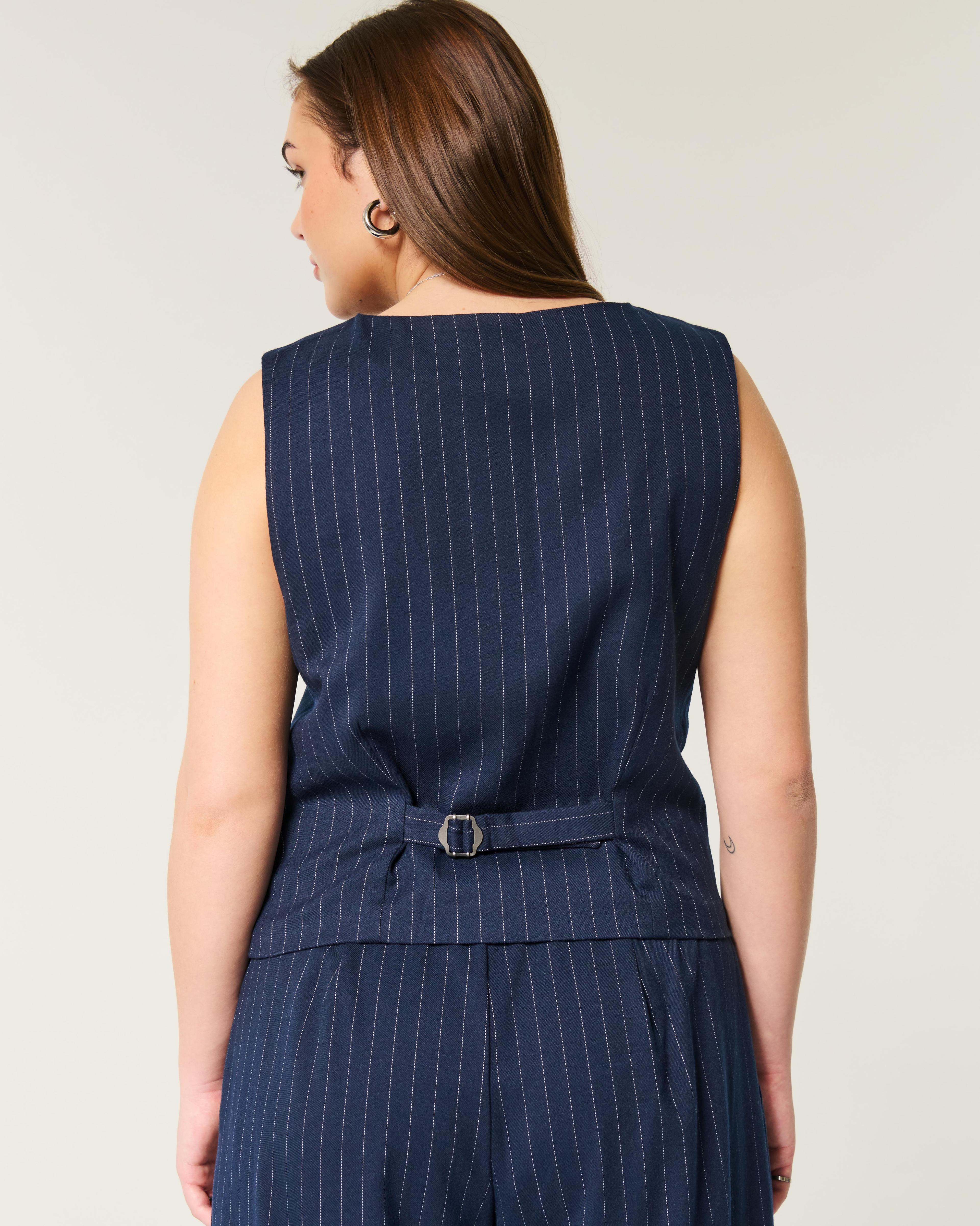 Longer-Length Button-Through Vest Product Image