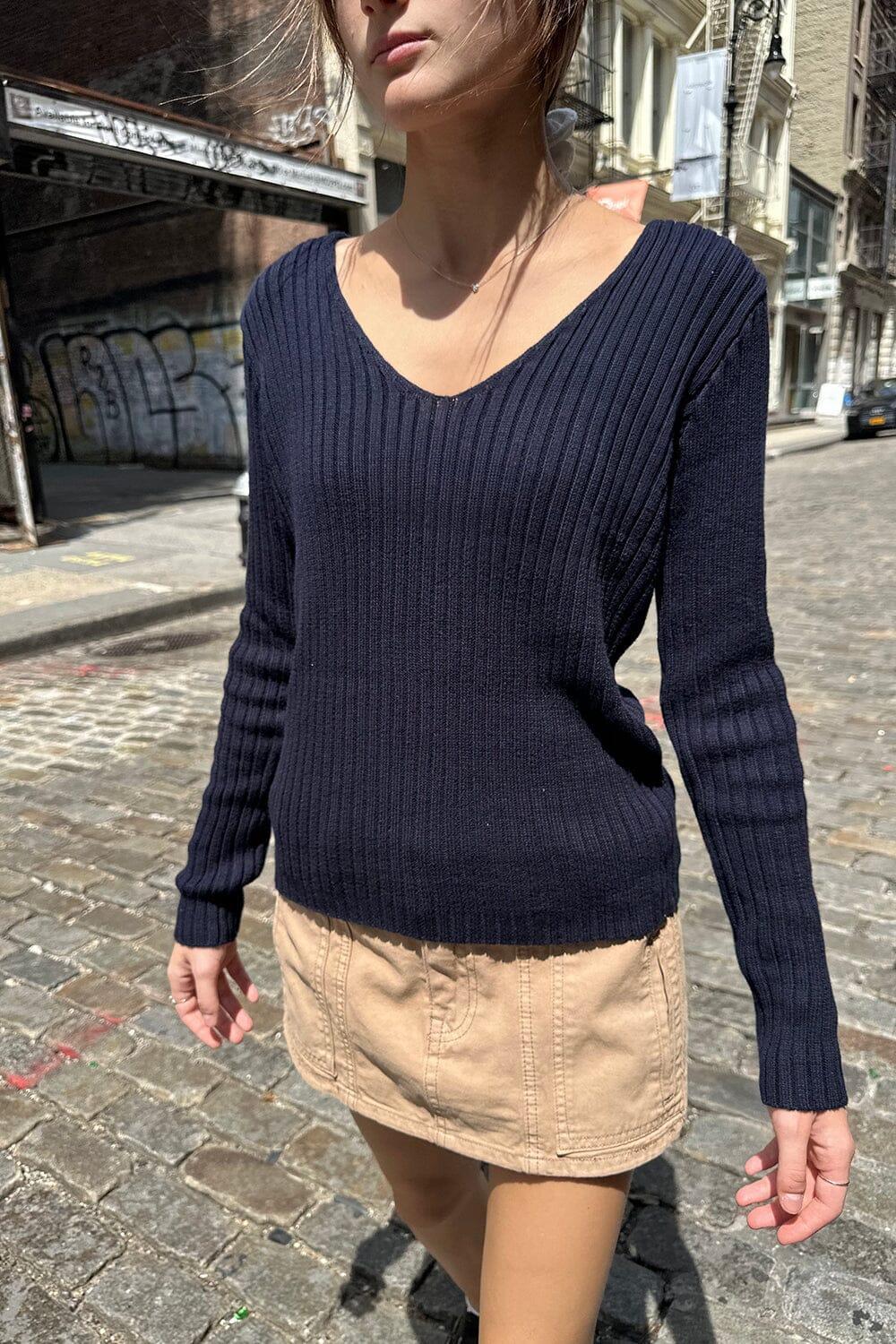 Grace V-Neck Sweater Product Image