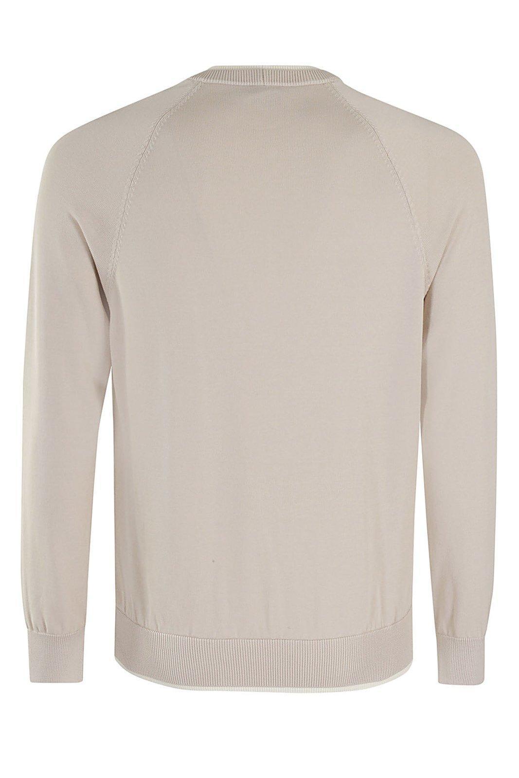 Crewneck Layered In Beige Product Image