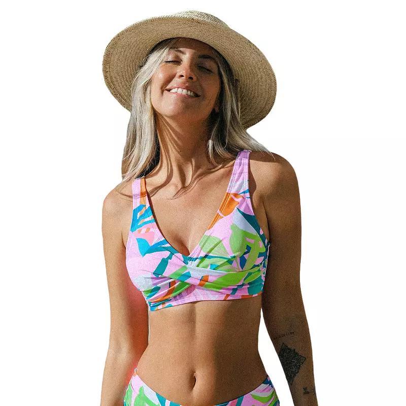 Womens CUPSHE Wrap-Front Swim Bralette Product Image