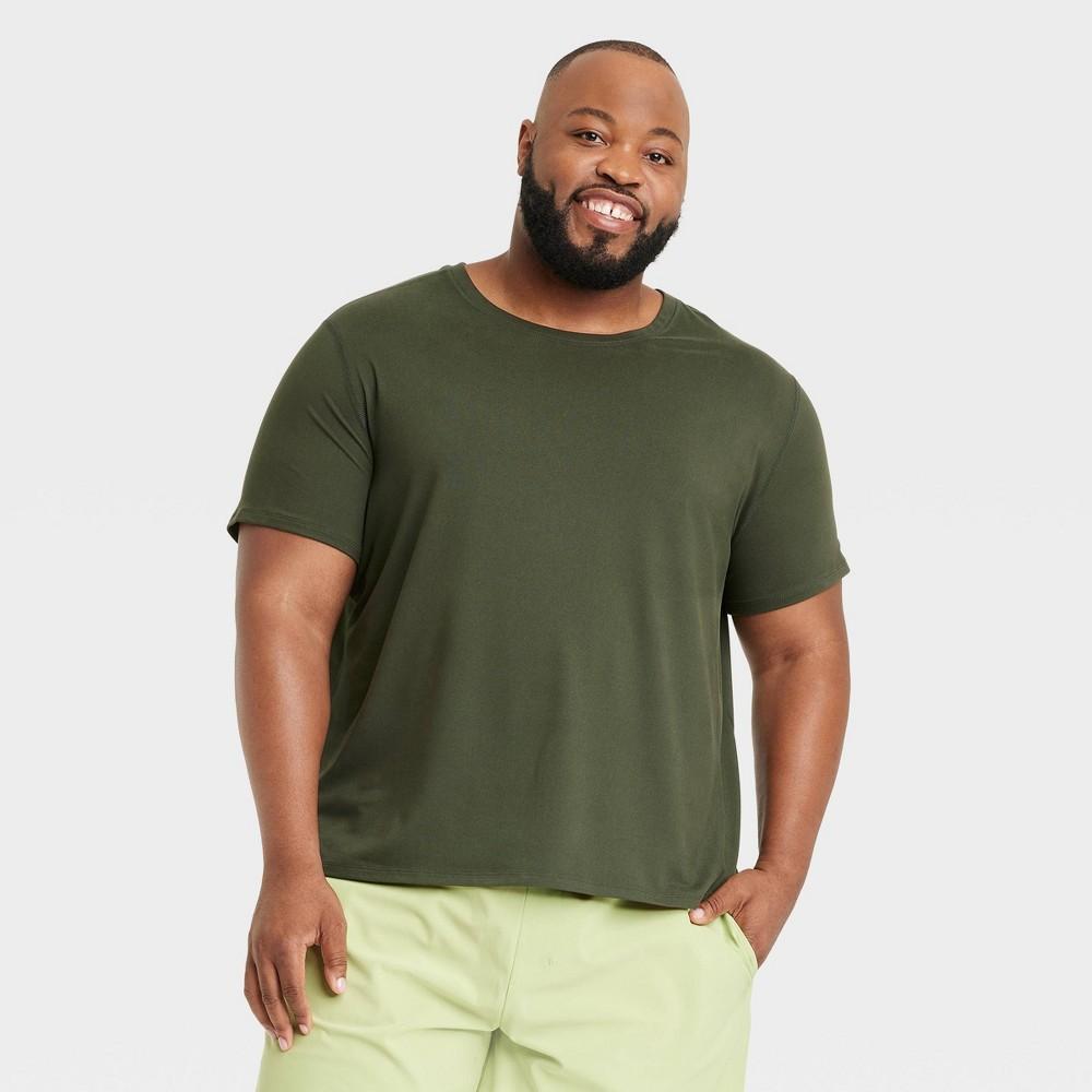 Mens Short Sleeve Performance T-Shirt - All In Motion Olive M Product Image