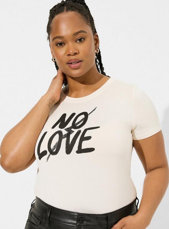 No Love Fit Crew Neck Tee Product Image