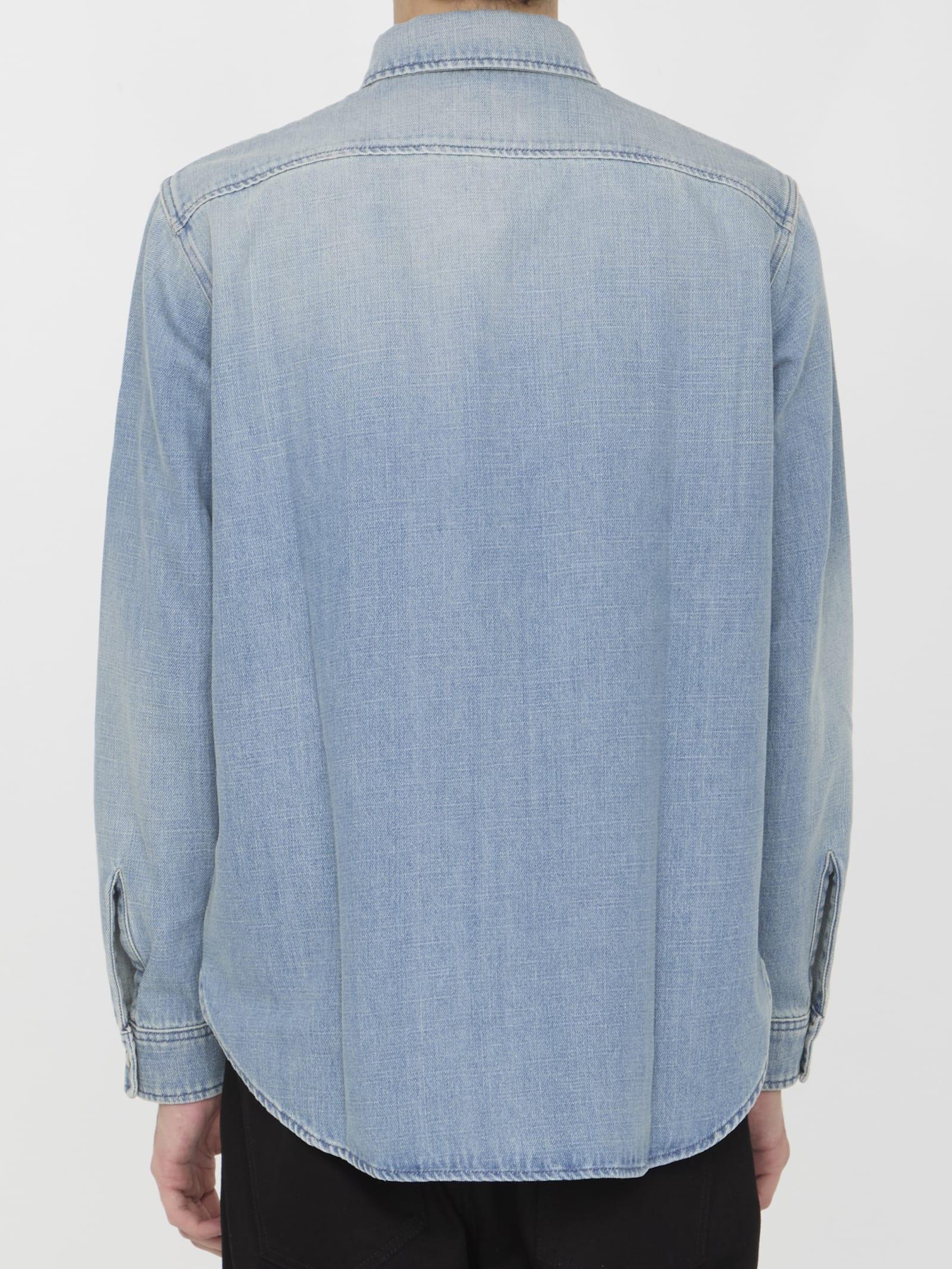 Denim Shirt In Blue Product Image