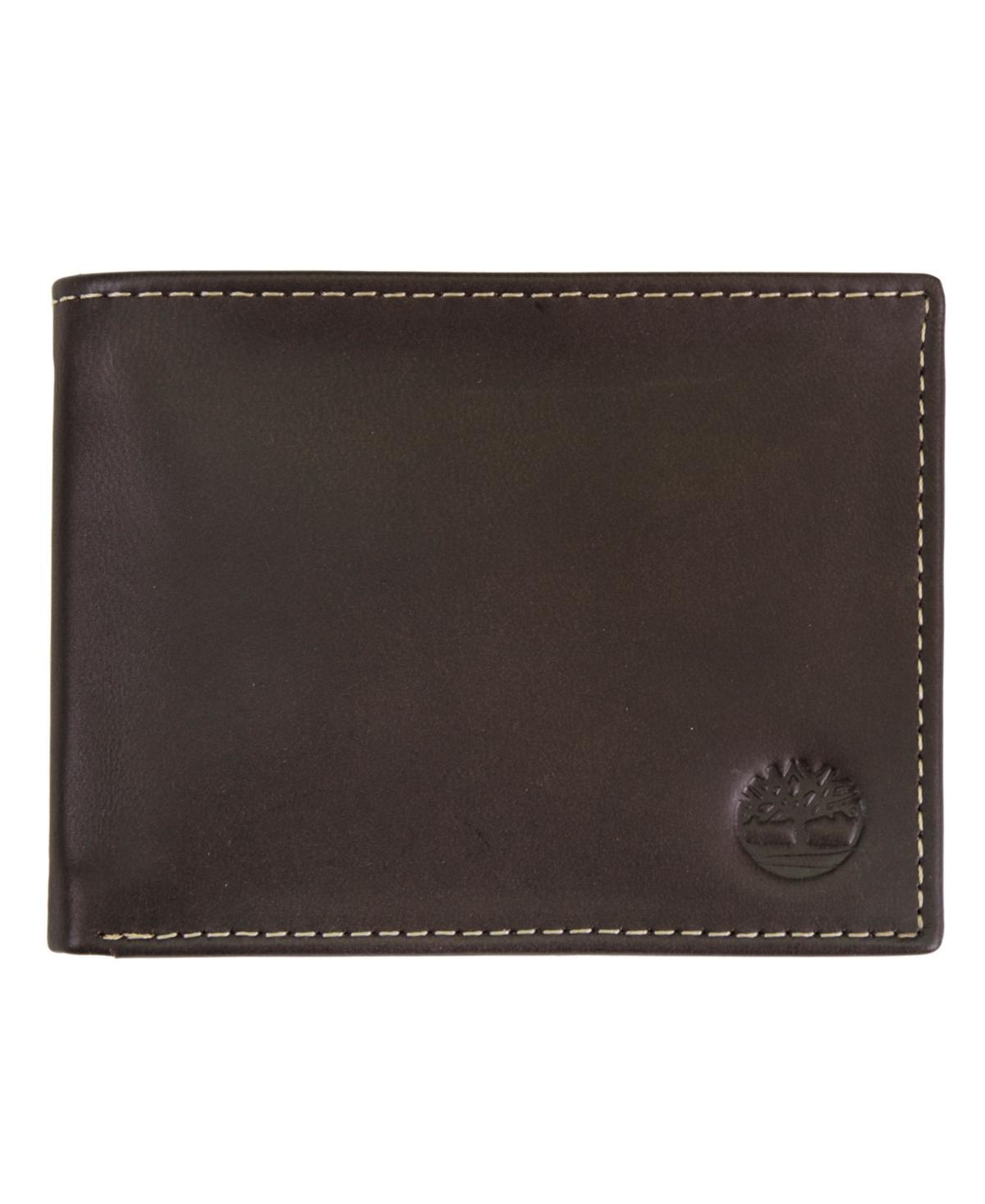 Timberland Mens Two-Tone Commuter Wallet - Brown Product Image