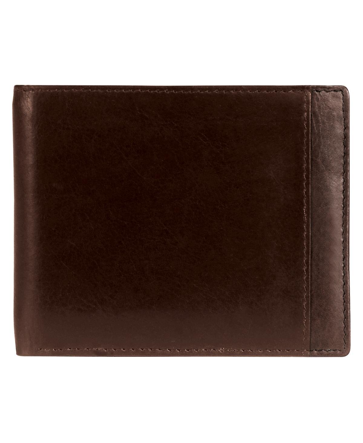 Mancini Casablanca Collection Mens Rfid Secure Center Billfold with Removable Left Wing Passcase Product Image