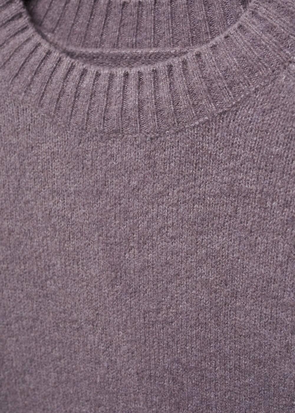 MANGO MAN - Knitted sweater with ribbed details lavenderMen Product Image