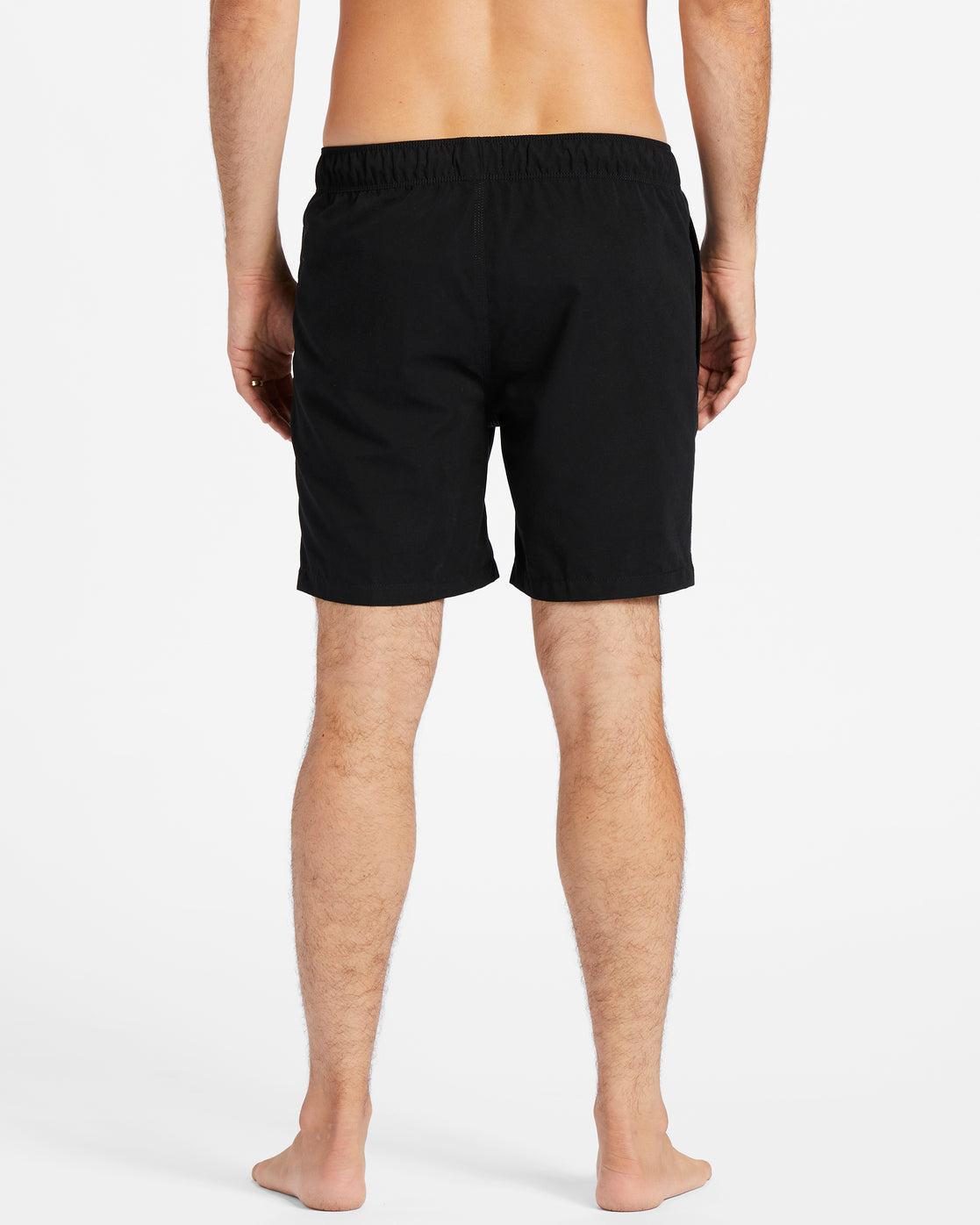 All Day Layback 16" Swim Trunks - Black Male Product Image