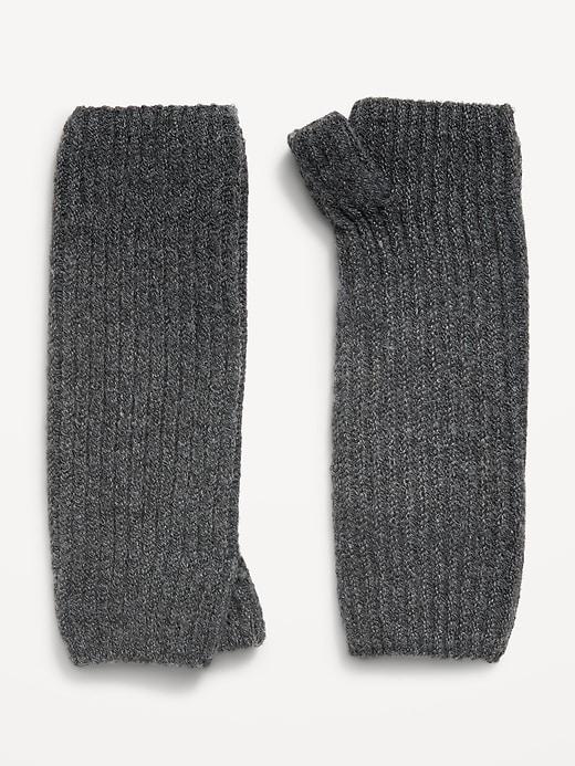 Thick-Knit Fingerless Gloves Product Image