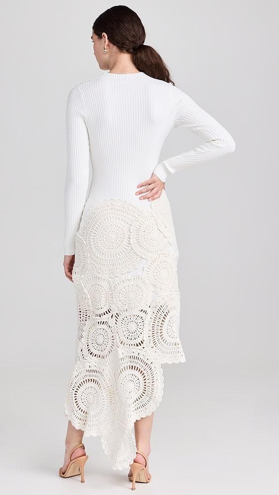 Aje Mosaic Crochet Midi Dress | Shopbop Product Image