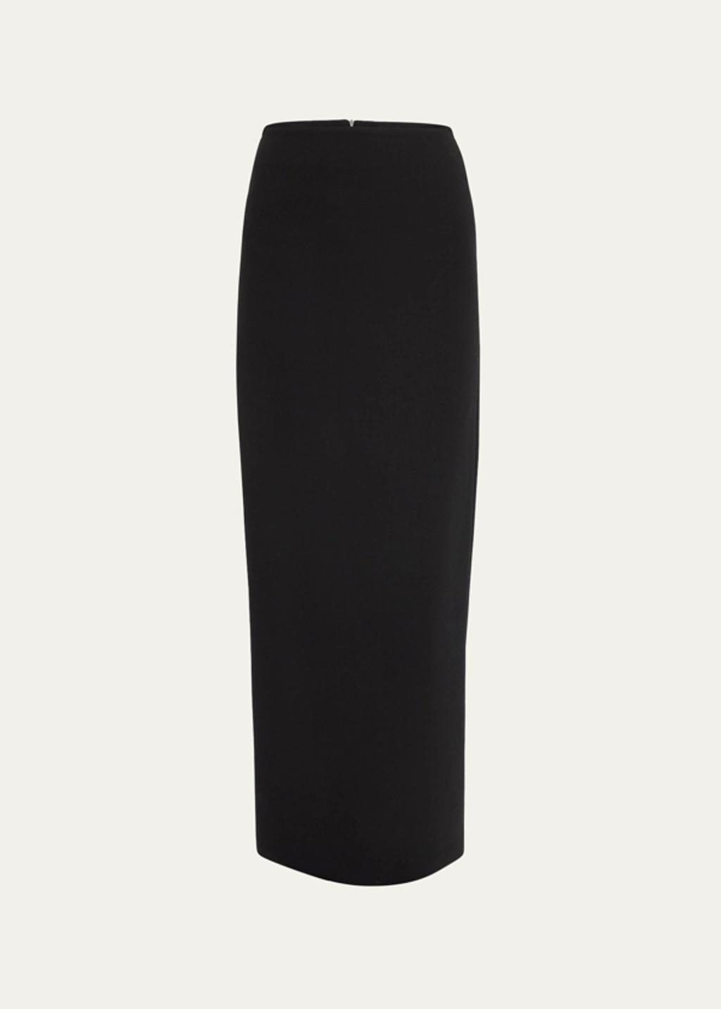 Colt Wool And Mohair Maxi Skirt In Black Product Image