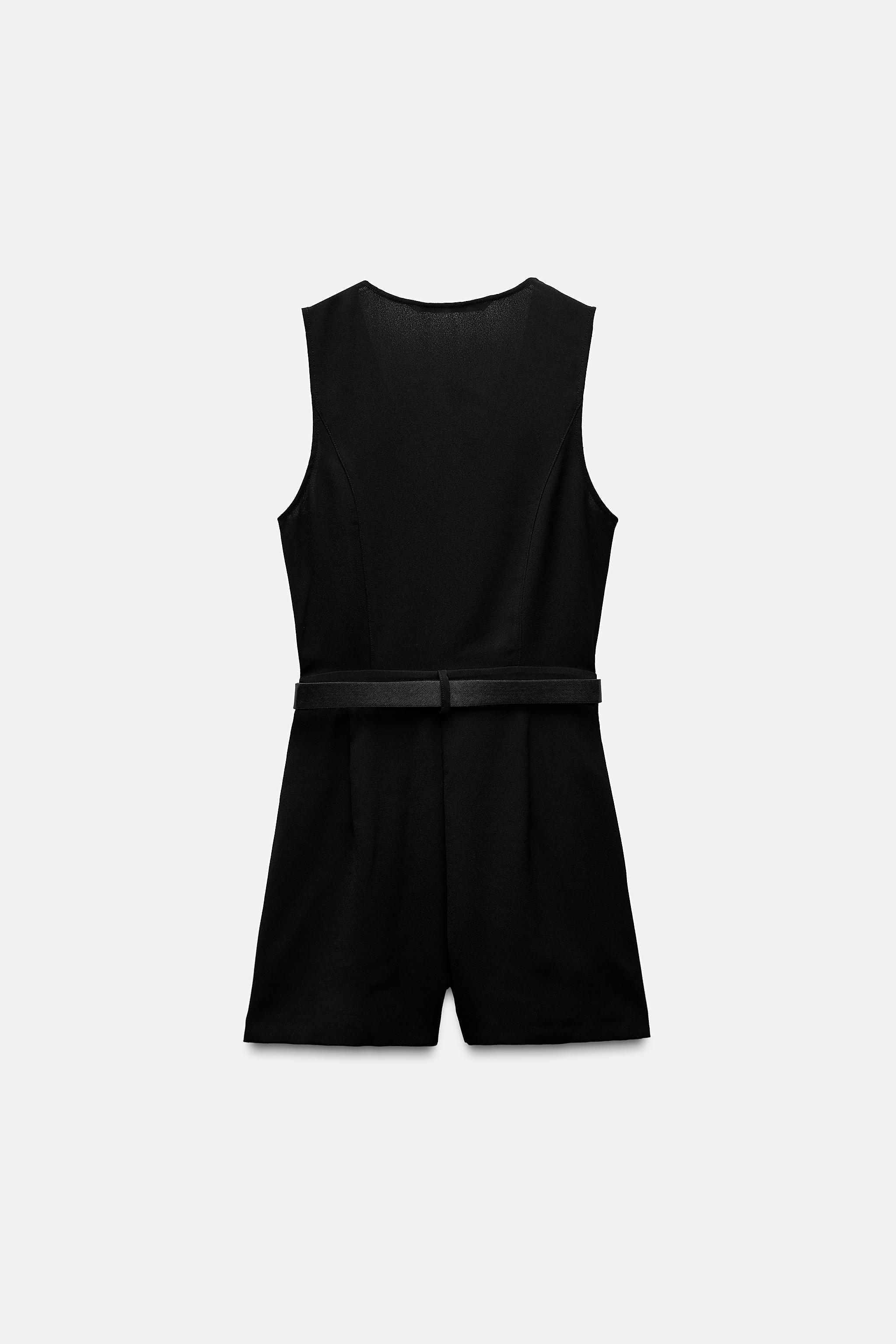 BELTED SHORT JUMPSUIT Product Image