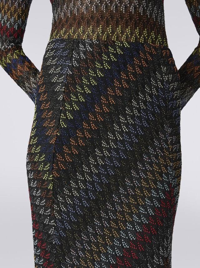 Long lamé viscose skirt Multicoloured | Missoni Product Image